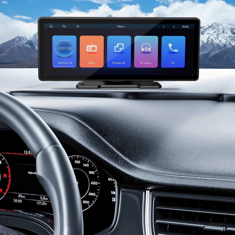 Wireless Carplay/Android Car Monitor